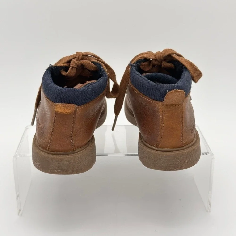 Kenneth Cole Strada Ashton Brown Leather Chukka Boots Boys Youth‎ 12